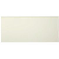 Cooke & Lewis Appleby High Gloss Cream Pan Drawer Front / Bi-Fold Door (W)500mm