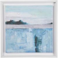 Abstract Seascape Blue Canvas (W)60cm (H)60cm