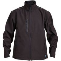 Rigour Black Water Repellent Softshell Jacket Extra Large