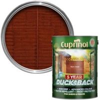 Cuprinol 5 Year Ducksback Rich Cedar Shed & Fence Treatment 5L