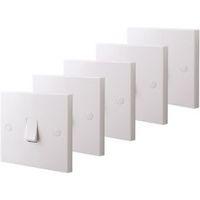 British General 10A 1-Way Double Switch Pack Of 5