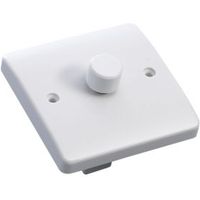 MK Logic Plus 2-Way Single White Gloss Dimmer Switch