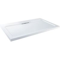 Low Profile Rectangular Shower Tray With Hidden Waste (L)1200mm (W)800mm (D)40mm