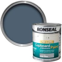 Ronseal Cobalt Grey Gloss Cupboard Paint 750 Ml