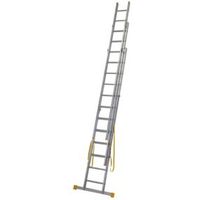 Werner Extensionplus™ Triple 4-Way 36 Tread Combination Ladder
