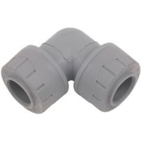 Polyplumb Push Fit Elbow (Dia)15mm Pack Of 10