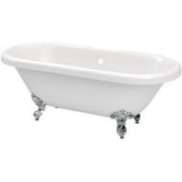 Cooke & Lewis Victoria Acrylic Oval Freestanding Bath (L)1690mm (W)740mm