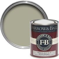 Farrow & Ball French Gray No.18 Mid Sheen Estate Eggshell Paint 750 Ml