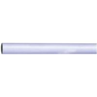 Colorail White Steel Round Tube (L)1.83m