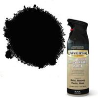 Rust-Oleum Universal Black Gloss Spray Paint 400 Ml