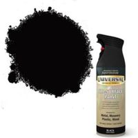 Rust-Oleum Universal Black Satin Spray Paint 400 Ml