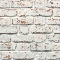 Fine Décor White Brick Wallpaper