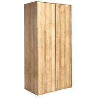 Pattinson Oak Effect 2 Door Wardrobe (H)2000mm (W)987mm
