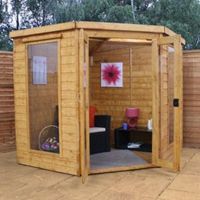 7X7 Shiplap Timber Summerhouse With Assembly Service