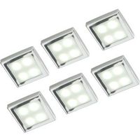 Masterlite Mains Powered LED Cabinet Light Pack Of 6 - 5014838586976