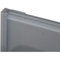 Vistelle Grey Shower Panelling End Cap (L)2.5m (W)25mm