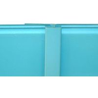 Vistelle Blue Atoll Shower Panelling Straight H Joint (L)2.5m (W)25mm