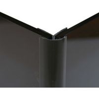 Vistelle Black Shower Panelling External Corner (L)2.5m (W)25mm