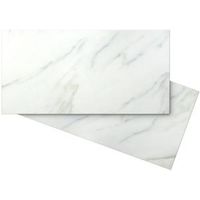 Aquila White Carrara Ceramic Wall Tile Pack Of 5 (L)600mm (W)300mm
