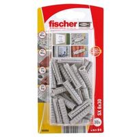 Fischer Nylon Solid Wall Plug Pack Of 30