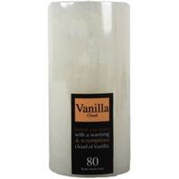 Vanilla Cloud Pillar Candle Large