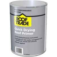 ROOFTRADE Black Quick Drying Bitumen Roof Primer 5L