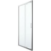 Cooke & Lewis Beloya 2 Panel Sliding Shower Door (W)1000mm