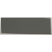 Wellington Grey Ceramic Wall Tile Pack Of 33 (L)300mm (W)100mm