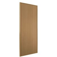 Panel Natural Oak Effect Sliding Wardrobe Door (H)2220 Mm (W)610 Mm