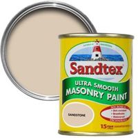 Sandtex Sandstone Beige Matt Masonry Paint 0.15L Tester Pot