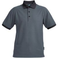 Rigour Black & Grey Polo Shirt Small
