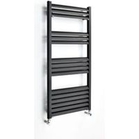 Accuro Korle Champagne Vertical Towel Warmer Anthracite (H)1000 Mm (W)500 Mm