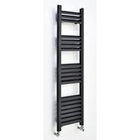 Accuro Korle Champagne Vertical Towel Warmer Anthracite (H)1200 Mm (W)500 Mm