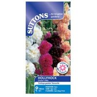 Suttons Hollyhock Seeds Chater's Mix