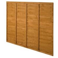 Premier Traditional Overlap Fence Panel (W)1.83m (H)1.52m Pack Of 4