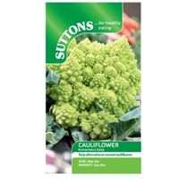 Suttons Cauliflower Seeds Romanesco Early Mix