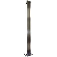 Accuro Korle Cadence Vertical Radiator Stainless Steel (H)1800 Mm (W)140 Mm