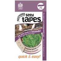 Suttons Seed Tapes Spinach Seed Tape