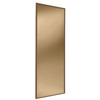 Full Length Mirror Bronze Sliding Wardrobe Door (H)2220 Mm (W)914 Mm
