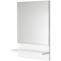 Cooke & Lewis Copenhagen Rectangular Wall Mirror With Shelf (W)450mm (H)600mm