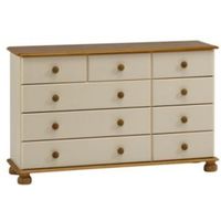 Oslo Cream 3 Over 4 Drawer Chest (H)741mm (W)1206mm