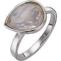 A B Davis Sterling Silver Rose Quartz Ring