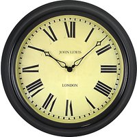 Lascelles Personalised Case Clock, Dia.45cm, Black