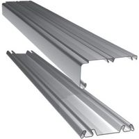 Standard Large Silver Sliding Wardrobe Door Track (L)3607mm