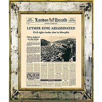 Brookpace, The Versailles Collection - Martin Luther Assassination Framed Print, 55 X 45cm