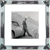 Brookpace, The Manhattan Collection - James Bond Aston Martin Framed Print, 46 X 46cm