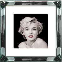 Brookpace, The Manhattan Collection - Marilyn Monroe Red Lips Framed Print, 46 X 46cm