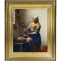 Rijksmuseum, Johannes Vermeer - The Milkmaid Framed Print, 34 X 29cm
