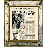 Brookpace, The Versailles Collection - Nelson Mandela Freed Framed Print, 55 X 45cm