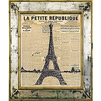 Brookpace, The Versailles Collection - Eiffel Tower Framed Print, 55 X 45cm